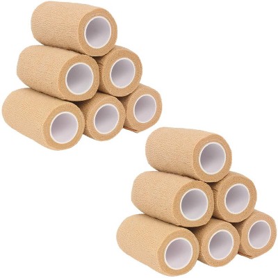 Self Adherent Cohesive Bandages, 4" x 5 Yards - 12 Count