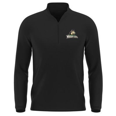 Men's Wright State University Adult Active Sport 1/4 Zip Pullover Left Chest Logo