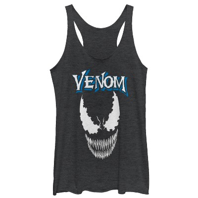 Women's Marvel Venom Face Logo Racerback Tank Top