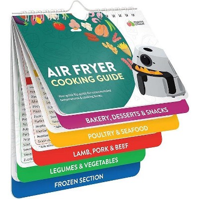 Maison Products Air Fryer Cheat Sheet Magnets Cooking Guide Booklet - Air Fryer Cookbooks - Air Fryers Kitchen Gifts Gadgets