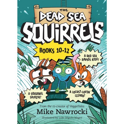 The Dead Sea Squirrels Set Books 10--12: Risky River Rescue / A Twisty-Turny Journey / Babbleland Breakout - by  Mike Nawrocki (Paperback)