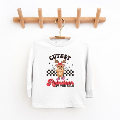 The Juniper Shop Cutest Reindeer At The Pole Youth Long Sleeve Tee