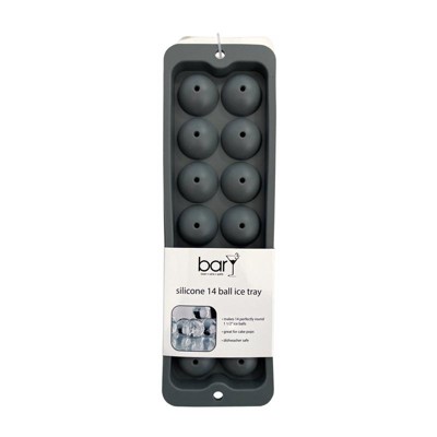 BarY3 Gray Silicone Ice Tray 14 Ball