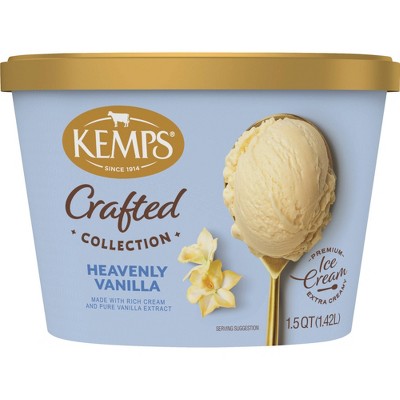 Kemps Crafted Collection Heavenly Vanilla Ice Cream - 1.5qt
