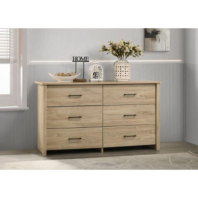 Sapphtopaz Modern Dresser with Drawers Wide Drawer Organizer with Black Metal Handles Versatile Storage and Organization for Bedroom,Entryway