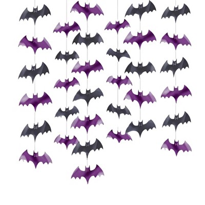 Amscan Bats Hanging String Halloween Decoration