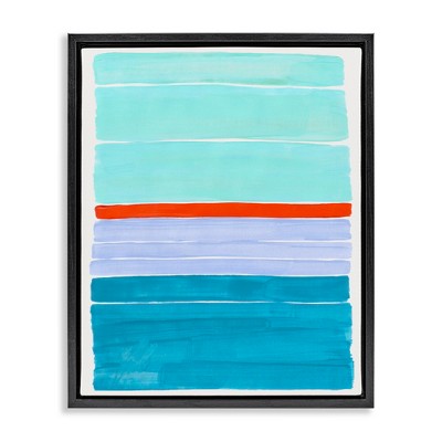 Stupell Industries Midday Sunshine Hues Floating Frame Canvas Art