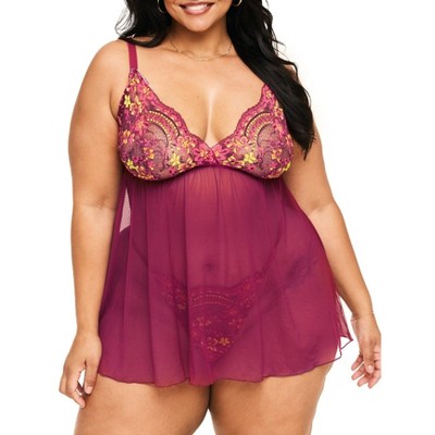 Adore Me Women's Anatta Babydoll Lingerie