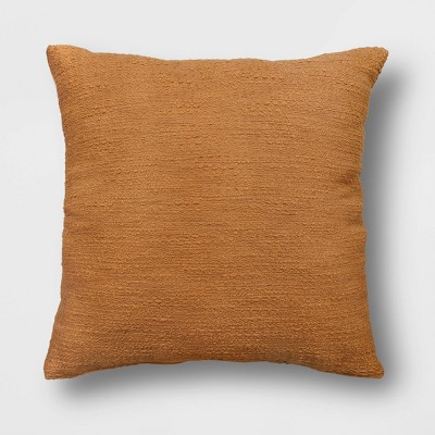 Oversized Square Cotton Boucle Reversible Throw Pillow with Linen - Threshold™
