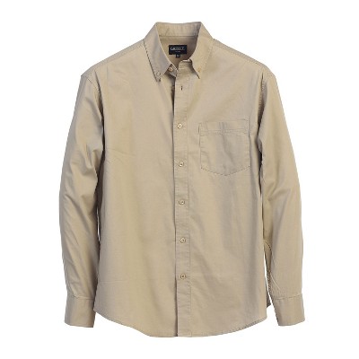 Gioberti Men's 100% Cotton Long Sleeve Casual Twill Oxford Shirt