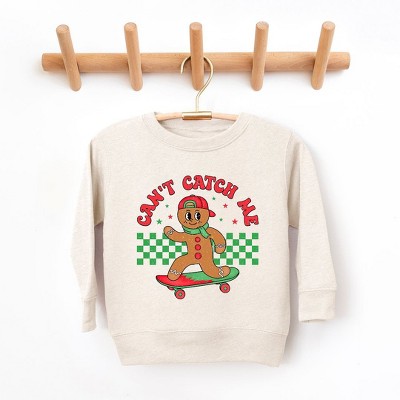 The Juniper Shop Gingerbread Man Skateboard Toddler Graphic Sweatshirt