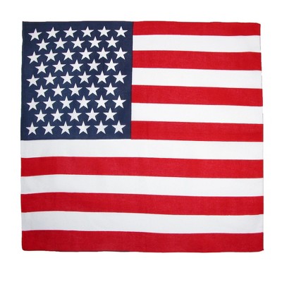 CTM Cotton American Flag Bandana