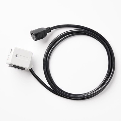 Charg - SurgeSwap 1 outlets Surge Protector - 1000 J - Black - 6 ft.