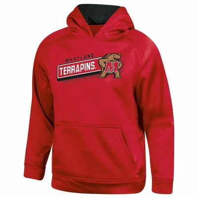 NCAA Maryland Terrapins Boys' Gray Hooded Sweatshirt