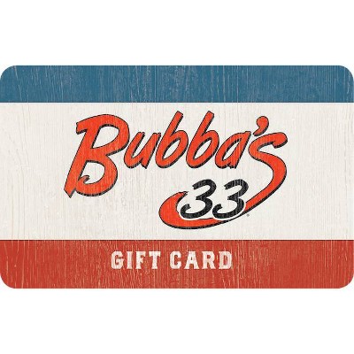Bubba's 33 Gift Card (Email Delivery)