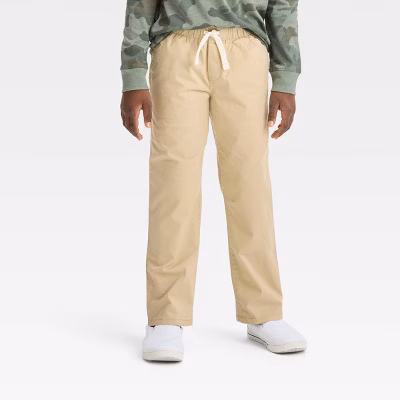 Boys' Straight Fit Woven Pull-On Pants - Cat & Jack™