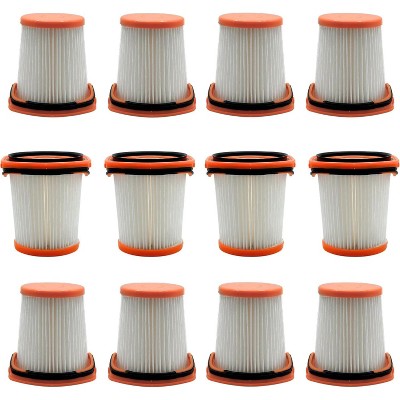 Nispira WS642AE WS640AE HEPA Filter Replacement for Shark Vacuum Wandvac Self-Empty System Ultra-Lightweight Powerful Cordless Stick, 12 Packs