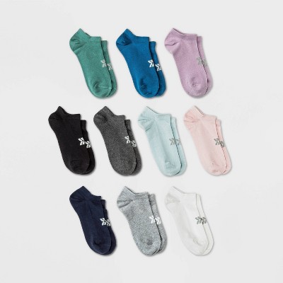 Women's Lightweight 10pk No Show Athletic Socks - All In Motion™ 4-10
