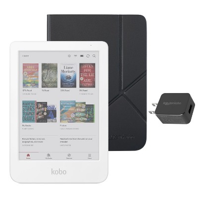 Kobo Clara Colour eReader (White) with Case Bundle