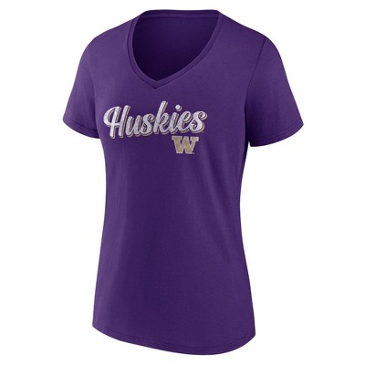 NCAA Washington Huskies Women's V-Neck T-Shirt