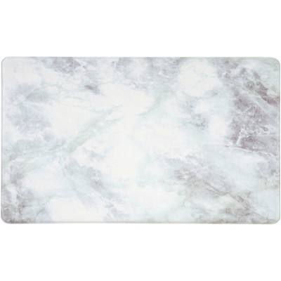 World Rug Gallery Kitchen Marble Pattern Anti Fatigue Kitchen, Laundry Room, Comfort Indoor Mat, Door Mat