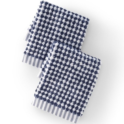 Lands' End Turkish Quick-Dry Cotton Textured Gingham Towel Set