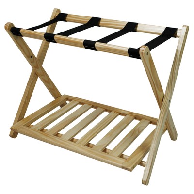 Luggage Rack with Shelf - Flora Home