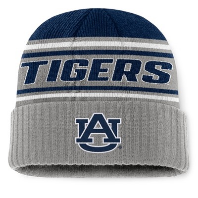 NCAA Auburn Tigers Sleety Knit Cuffed Beanie: Midweight Acrylic, Pull-On, Adjustable