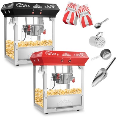 Olde Midway Vintage-Style 4 oz Tabletop Popcorn Popper Machine Maker
