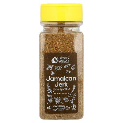 USimplySeason Artisan Spice Blend, Jamaican Jerk, 4.8 oz (135 g)