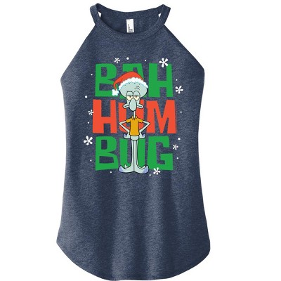 Women's - SpongeBob SquarePants - Squidward Bah Humbug Graphic High Neck Tank