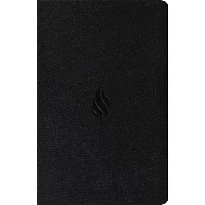ESV Premium Gift Bible (Trutone, Midnight, Flame Design) - by  Esv Bibles (Leather Bound)