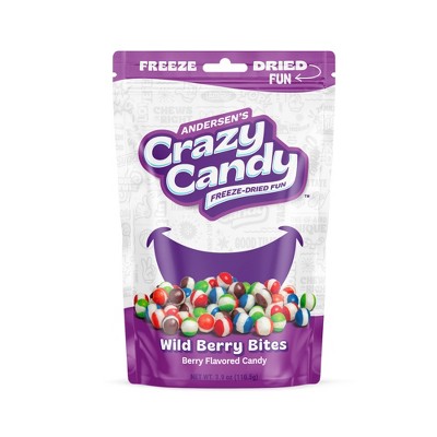 Crazy Candy Freeze Dried Candy - Wild Berry Bites - 3.9oz