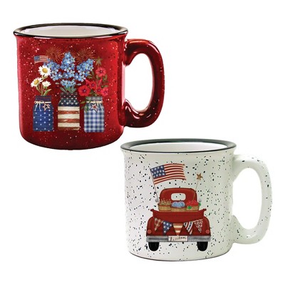 Courtside Market Freedom II 15 oz Campfire Mug 2 Piece Set