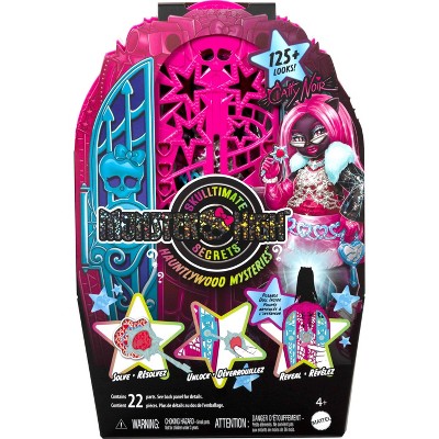Monster High Skulltimate Secrets Hauntlywood Mysteries Doll, Catty Noir with 19+ Surprises