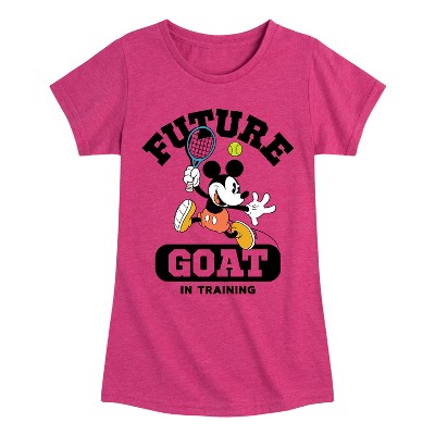 Girls' - Disney - Future GOAT in Training (Mickey) Fitted Short Sleeve Graphic T-Shirt