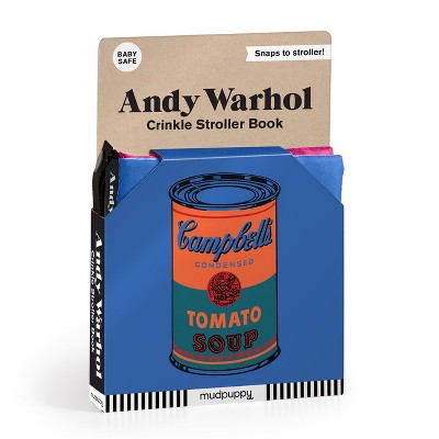 Andy Warhol Crinkle Fabric Stroller Book - by  Mudpuppy (Bath Book)