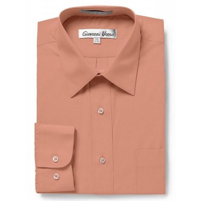 Gentlemen's Collection Men's Regular Fit Long Sleeve Dress Shirt – Available in Multiple Colors