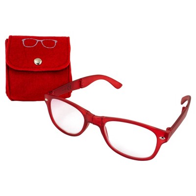 Global Vision Eyewear Foldable Bifocal Reading Glasses with +2.0 Bifocal Clear Lenses