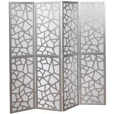 Gulches 70 Inch 4 Piece Sliver Irregular Geometric Partitions and Room Dividers