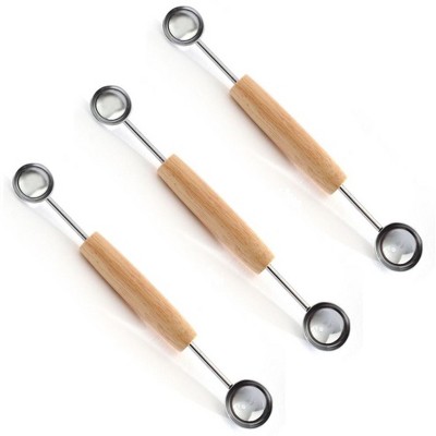 Norpro Double Melon Baller - Easily Scoop Decorative Balls of Fruit, Cheese or Ice Cream