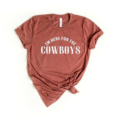 Simply Sage Market Women's I'm Here For The Cowboys Short Sleeve Graphic Tee