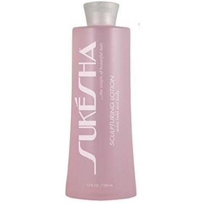Sukesha Sculpting Lotion Extra Hold & Body (12 oz) with Keratin & Quinoa Proteins, Helps with Hair Flyaways.