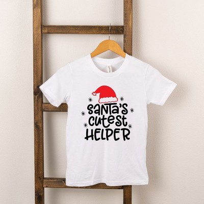 The Juniper Shop Santa's Cutest Helper Toddler Short Sleeve Tee