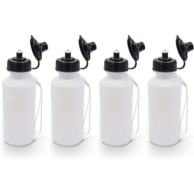 4E's Novelty 4-Pack 18oz Bulk Water Bottles – BPA-Free Reusable for Kids & Adults