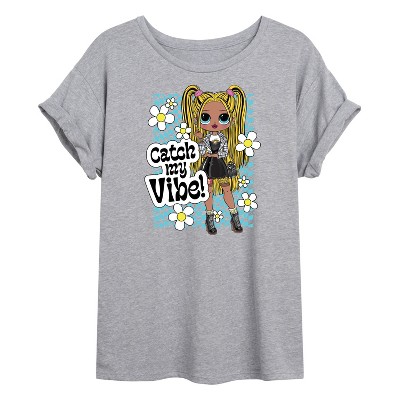 Women's - LOL Surprise! - Catch My Vibe Oversized Graphic T-Shirt