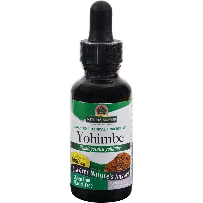 Nature's Answer - Yohimbe Bark Extracts 600mg, 1 Oz Liquid