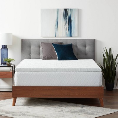 2" Gel Memory Foam Mattress Topper with Breathable Cover - Lucid