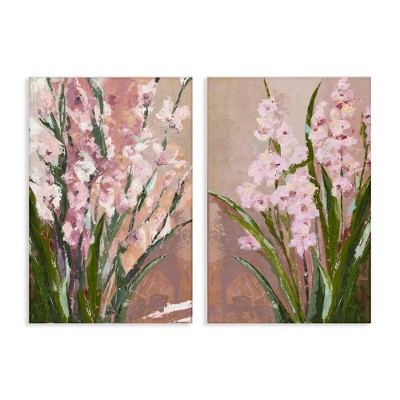 Stupell Industries Fading Floral Radiance 2pc Canvas Art Set