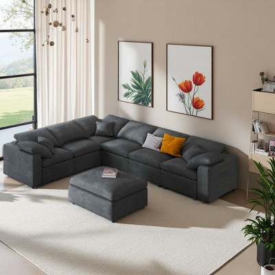Merax Extra-Large 7-Seater Modular Sectional Sofa